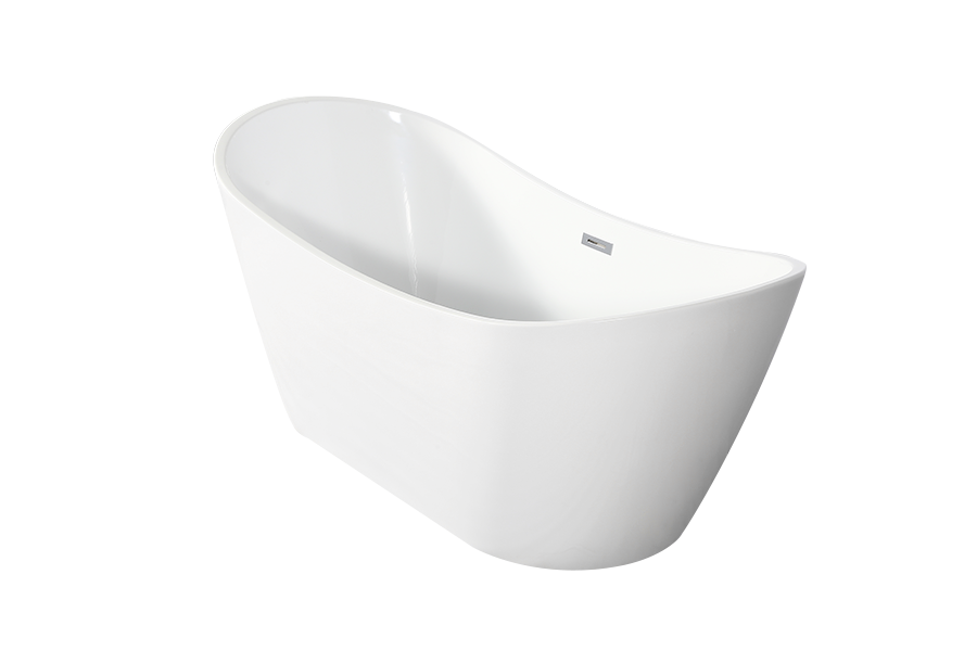 319 Small apartment household tub Nordic simple goose egg type acrylic bathtub